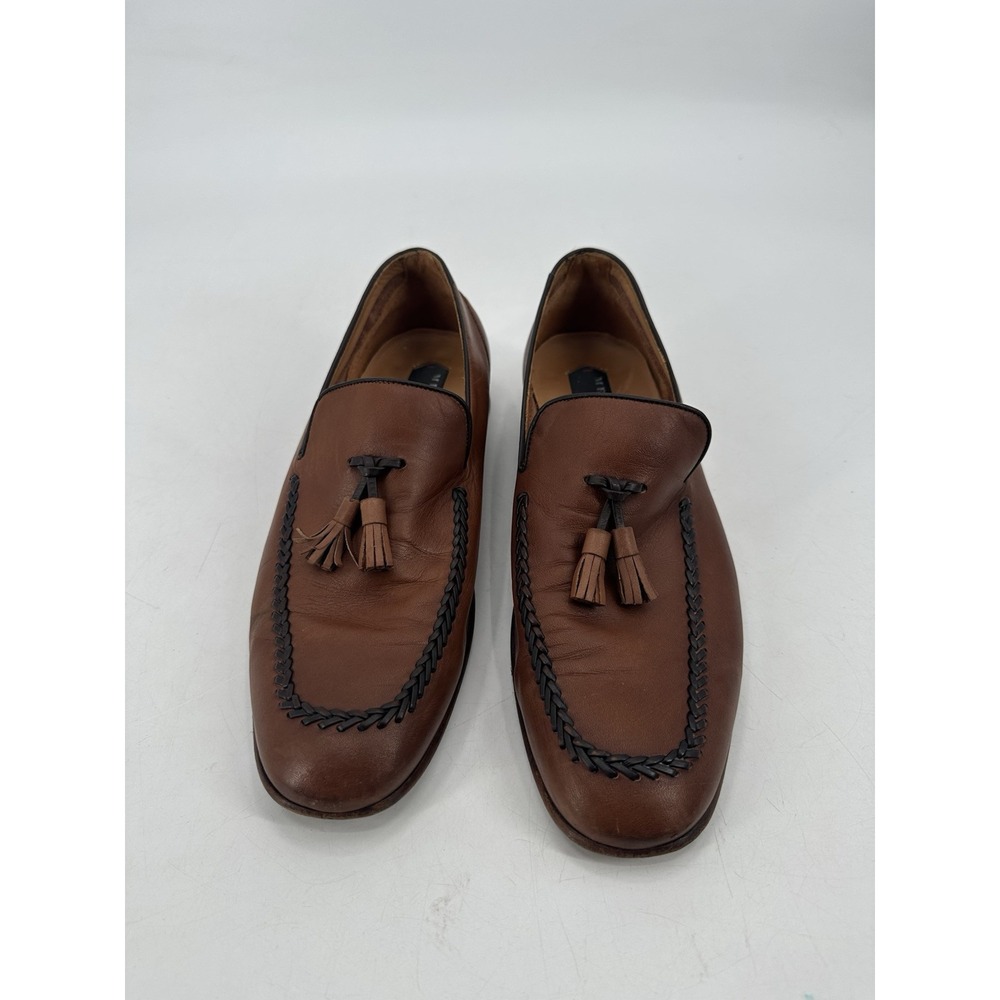 Mezlan Plinio Tassel Loafers Tan Size 10 M Made In Spain - Picture 3 of 10